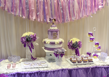 Fondant dessert table