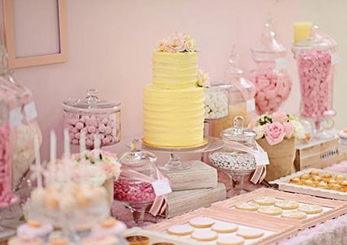 Fondant dessert table